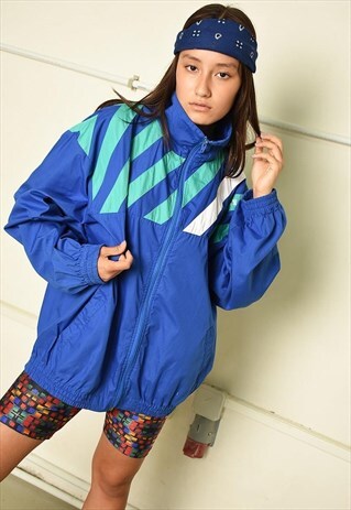 80'S RETRO WINDBREAK SPORTS DADS OUTWEAR BOMBER JACKET