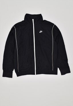 Vintage 00's Y2K Nike Tracksuit Top Jacket Black