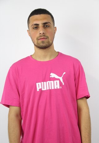 VINTAGE PINK PUMA T-SHIRT