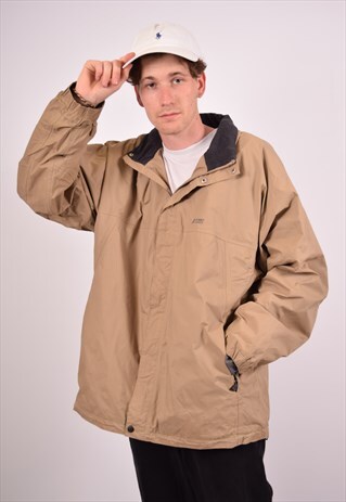 VINTAGE K-WAY RAIN JACKET KHAKI