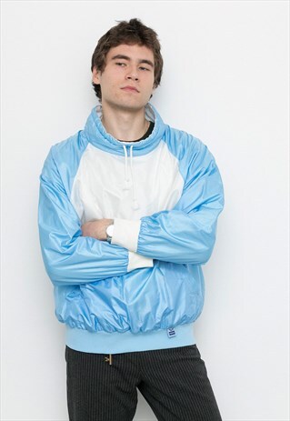 LIGHT BLUE SHELL JACKET