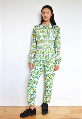 GIANNI VERSACE PERFUME BOTTLE CO ORD TWO PIECE SET