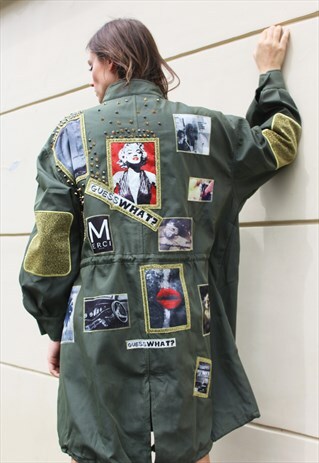 MILITARY GREEN OVERSIZED JACKET