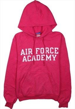 Vintage 90's Champion Hoodie Air Force Academy Pullover Pink