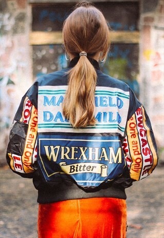 OVERSIZED AVIATOR BOMBER JACKET