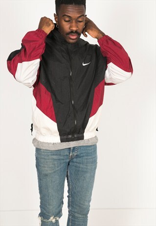 VINTAGE 80S USA NIKE SHELL SPORT JACKET / R118