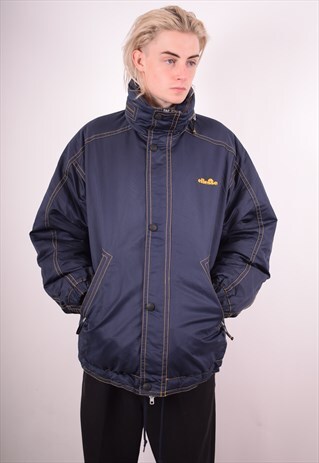 ELLESSE MENS VINTAGE JACKET XL BLUE 90S
