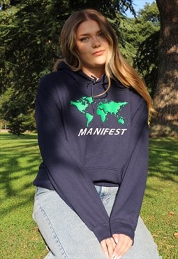 World Embroidered Hoodie