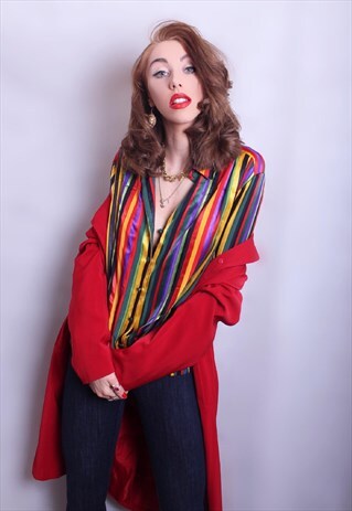 STRIPED BOMBER BLOUSE