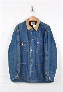 Vintage Ralph Lauren Denim Chore Jacket Blue XL CV11807