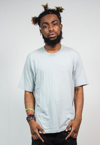 ADIDAS GREY CREW NECK T-SHIRT