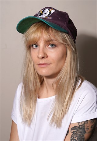 90'S VINTAGE MIGHTY DUCKS NHL HOCKEY CAP