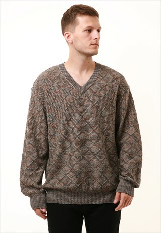 VINTAGE MISSONI SPORT OLDSCHOOL KNITWEAR WOOL JUMPER 15114