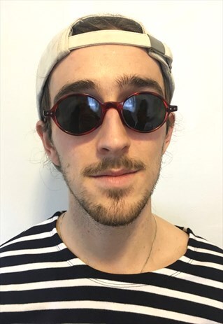 VINTAGE 90S ROUND OVAL GEEK SUNGLASSES