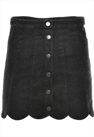 VELVET PENCIL SKIRT - XS