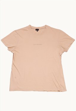 Vintage 90s Calvin Klein T-Shirt in Beige