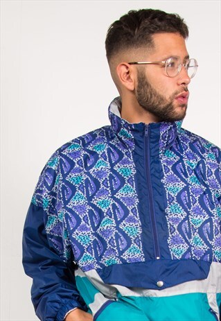 QUARTER ZIP WINDBREAKER JACKET