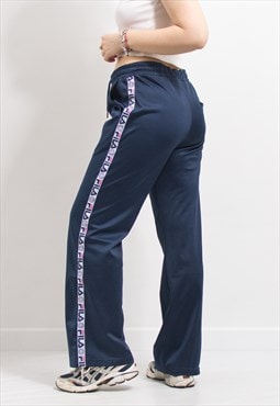 FILA track pants in blue vintage joggers women size XL