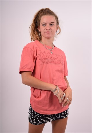 VINTAGE MOSCHINO T-SHIRT TOP PINK