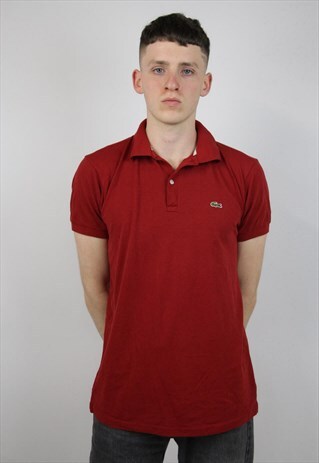VINTAGE LACOSTE RED POLO SHIRT