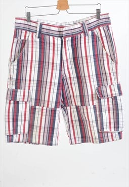 Vintage 00s checkered cargo shorts 