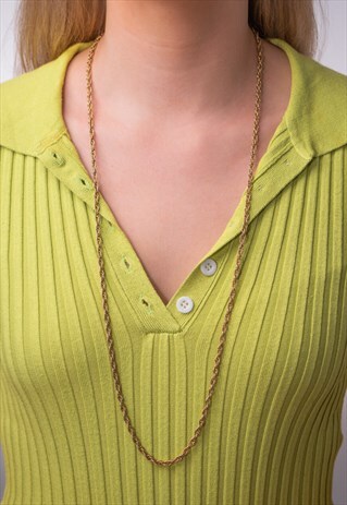 VINTAGE EXTRA LONG ROPE CHAIN