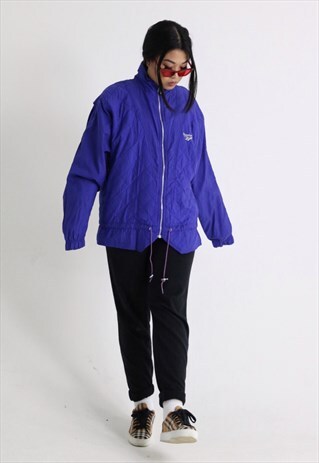 REEBOK VINTAGE TRACKSUIT SPORTS TOP WINDBREAKER JACKET