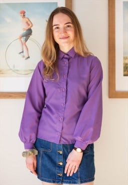 Purple long sleeve vintage shirt