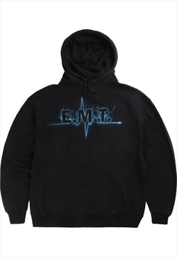 Vintage 90's Jerzees Hoodie EMT Pullover