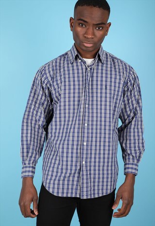 VINTAGE RALPH LAUREN CHECKERED SHIRT NS14