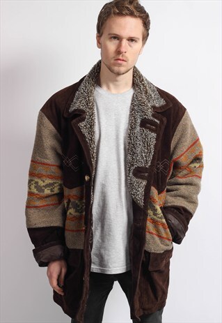 VINTAGE OVERSIZED AZTEC JACKET