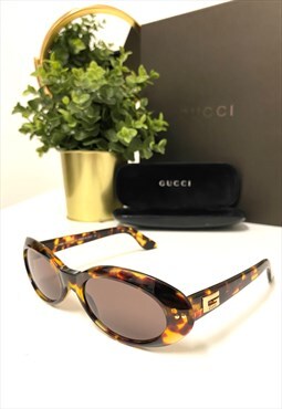 Gucci GG 2413/N/S Retro Tortoiseshell and Gold Sunglasses. 