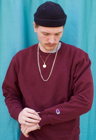 VINTAGE BURGUNDY CHAMPION SWEATSHIRT