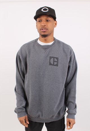 VINTAGE CAT NASCAR CHASE AUTHENTICS DARK GREY SWEATSHIRT