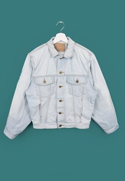 90's BIG STAR Faded Denim Oversized Light-wash Jacket