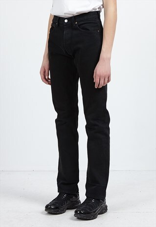 VINTAGE BLACK LEVI'S 501 FIT DENIM JEANS