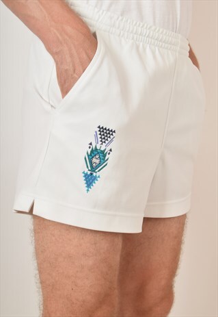 VINTAGE LOTTO SHORT TENNIS ITALIANO FOR BORIS BECKER (2987)
