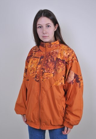 VINTAGE PATTERN WINDBREAKER
