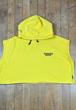 Vintage Golds GYM Yellow Cropped Sweatshirt