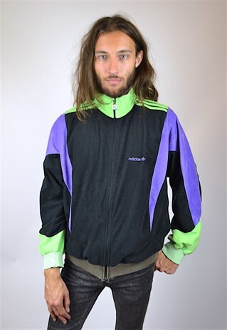 VINTAGE 90'S ADIDAS VELOUR TRACK JACKET
