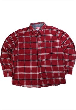 Vintage 90's Wrangler Shirt Button Up Check Long Sleeve