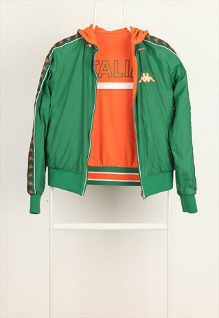 VINTAGE KAPPA REVERSIBLE WINDBREAKER JACKET