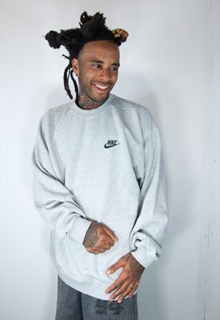 NIKE GREY VINTAGE SWEATER