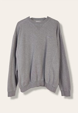 Vintage Reebok Sweatshirt Classic Y2K in Grey XL