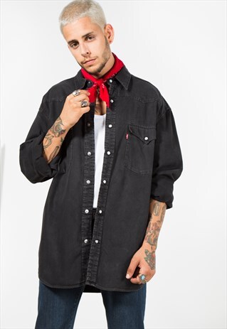 VINTAGE 80'S LEVI'S DENIM SHIRT / 0094 / 900