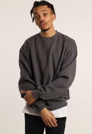 VINTAGE CHAMPION EMBROIDERED LOGO SWEATSHIRT