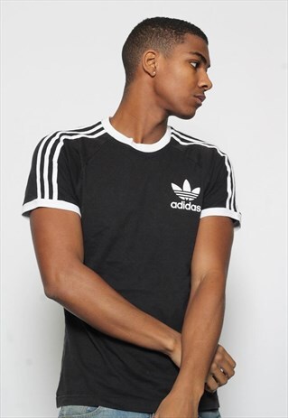 VINTAGE ADIDAS ORIGINALS LOGO T-SHIRT BLACK